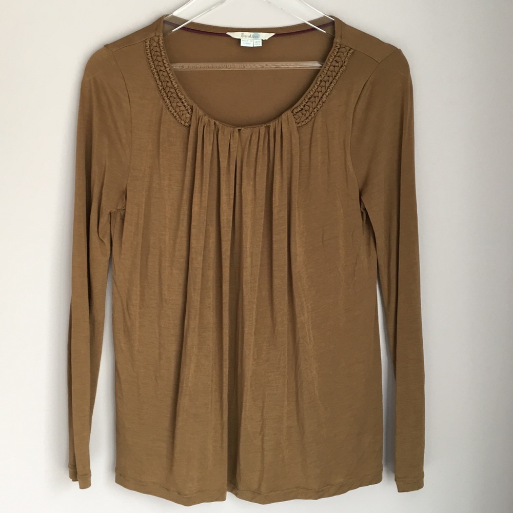 Boden top green brown Detailed Tencel soft 6 M
